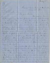 Letter from Capt. Richard Stillwell to Joseph H. Scranton.