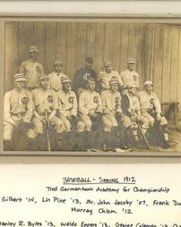 Baseball team, 1912