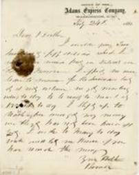 1862-07-24 Letter from P. Benner Wilson to his brother, Frank S. Wilson