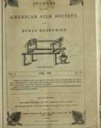 Journal of the American Silk Society and Rural Economist, April 1839