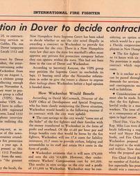 Nov. 8 election in Dover to decide contracting-out