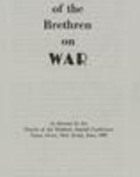 Statement of the Church of the Brethren on war