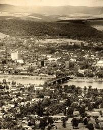 Aerial view of Williamsport looking north, 1922