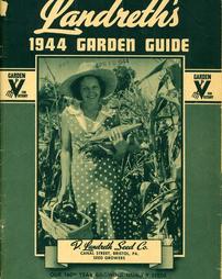 Seed Catalogs. Landreth's 1944 Garden Guide. Cover