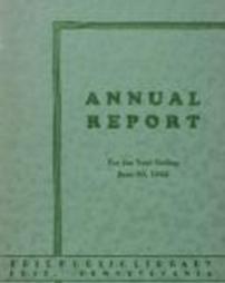 Erie Public Library Report 1942-1943