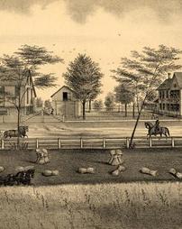 Residence of Judge J. G. Ferguson, Porter Township, Lycoming County, c. 1875