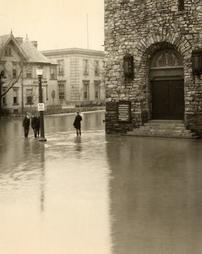 Fourth and Elmira Streets after 1936 flood