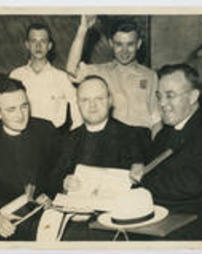 Monsignor Charles Owen Rice Meeting Local 325 Canning and Pickle Workers Photograph 