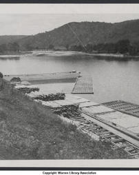 Barges at Grunderville Yard (circa 1905)