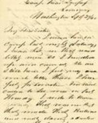 1862-09-21 Letter from P. Benner Wilson to his sister, Mary E. D. Wilson