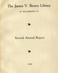 Second Annual Report of the James V. Brown Library - 1909