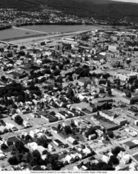 Aerial View of Lycoming College Campus, 1980's