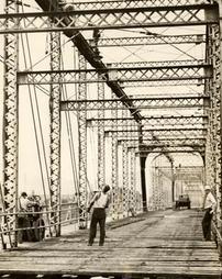 Maynard Street Bridge, 1937: Removing Surface