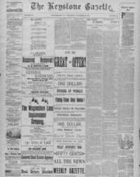 Keystone Gazette 1891-10-22
