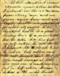 Letter from James Graham to his mother, December 29, 1864