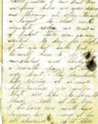 Letter from James Graham to his mother (no date)