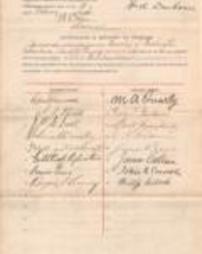 Dunham, William R Tavern License 3