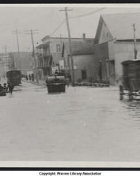 Flood of 1913 at millrace Bridge (1913)