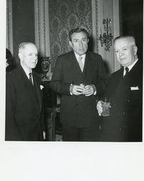 Pedro Beltran with Oscar and Luis Miro Quesada