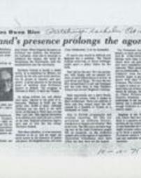 Monsignor Charles Owen Rice Articles on Ireland