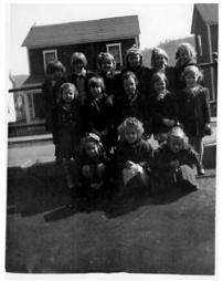 Beaverdale, Pa, First grade class girls, 1942.