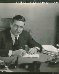 President Byron S Hollinshead for 1937 nokomian