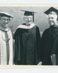 Monsignor Charles Owen Rice at Indiana University of Pennsylvania Commencement 1986 Photograph 