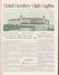 Hotel Hershey Highlights 1934-09-15