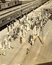 Troops departing for World War I
