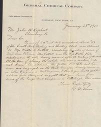 G.W. Irwin letter to J. Kephart