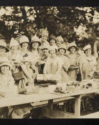 Business & Professional Women's Club, of Williamsport, Pa. at Peaks Island, Maine, Clam Bake, Wednesday, 15 July, 1925