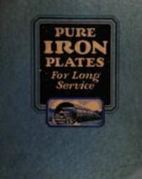 Pure iron plates of long service
