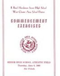 Commencement Program 1968