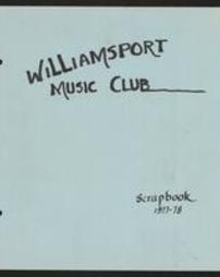 Williamsport Music Club Scrapbook: 1977-1978