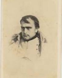 B&W Miniature Print of Napoleon I (Napoleon Bonaparte)