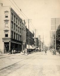 View of Pine Street, circa 1900