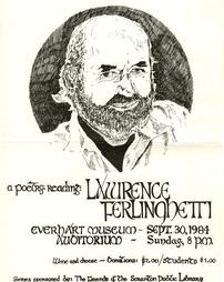 A poetry reading by Lawrence Ferlinghetti.