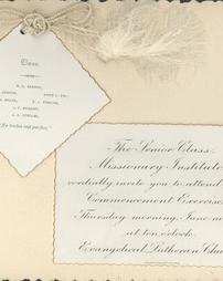 1887 Commencement Invitation