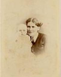 B&W Photograph of Mary Elizabeth Davis Wilson Linn and Mary Hunter Linn