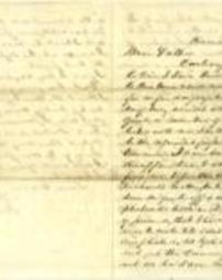 Letter from Harry White to Thomas White, November 5, 1862