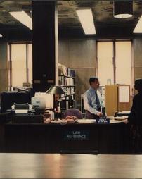 Reference Desk of the Law Library