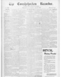 The Conshohocken Recorder, April 10, 1900