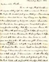 1864-08-03 Handwritten letter from Benjamin S. Schneck to his sister, Margaretta Keller and his brother-in-law, Henry Keller
