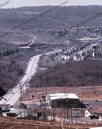 View along U.S. Route 19, 1970s.