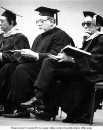 Speakers at Commencement 1987