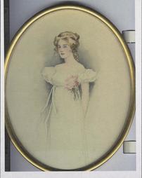 Copy of a watercolor portrait of a woman