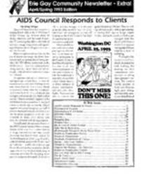 Erie Gay News, 1993-4