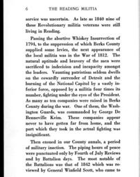 Reading militia in the great war