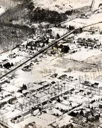 Aerial view of Williamsport Grampian Boulevard area, 1956