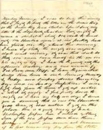1862/1863 Letter from P. Benner Wilson to his sister, Mary E. D. Wilson 